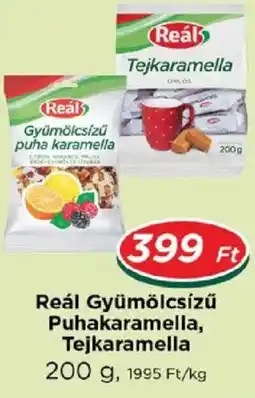 Real Real puhakaramella ajánlat