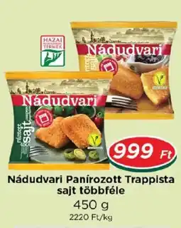 Real Nádudvari panírozott trappista sajt ajánlat