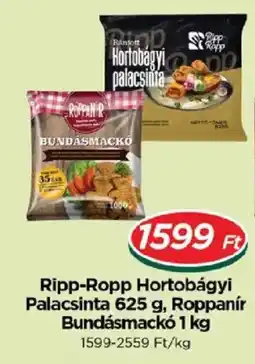 Real Ripp-Ropp hortobágyi palacsinta bundásmackó ajánlat