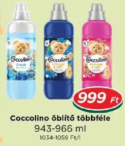 Real Coccolino öblítő ajánlat
