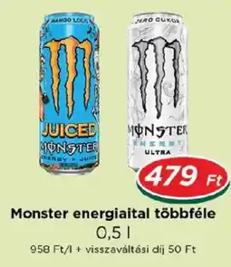 Real Monster energiailat ajánlat