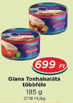 Real Giana tonhalsaláta ajánlat