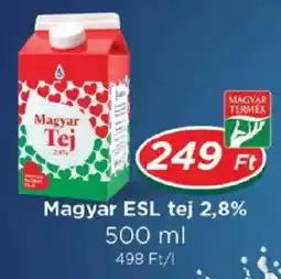 Real Magyar ESL tej ajánlat