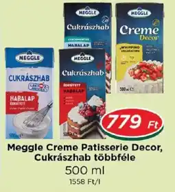 Real Meggle creme patisserie decor ajánlat