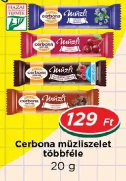 Real Cerbona műzliszelet ajánlat