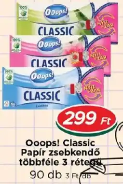 Real Ooops! classic papír zsebkendő ajánlat