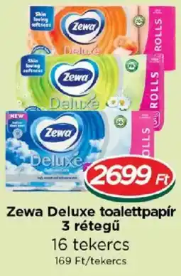 Real Zewa Deluxe toalettpapír ajánlat