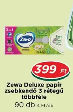 Real Zewa Deluxe papír zsebkendő ajánlat