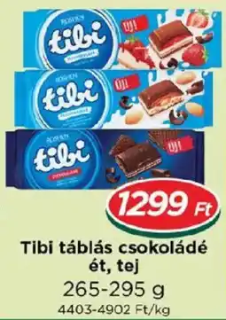 Real Tibi táblás csokoládé ajánlat