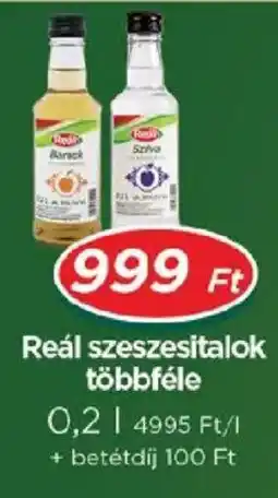 Real Reál szeszesitalok ajánlat
