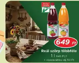 Real Reál szörp ajánlat