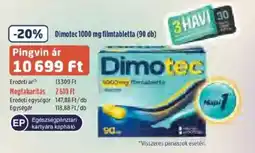 Pingvin Patika Dimotec ajánlat