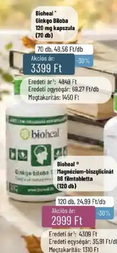 Pingvin Patika Bioheal ginkgo biloba 120 mg kapszula ajánlat