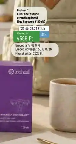 Pingvin Patika Bioheal klimfem essence etrendkiegészítő lágy kapszula ajánlat