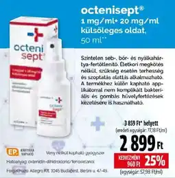 Pingvin Patika octenisept ajánlat