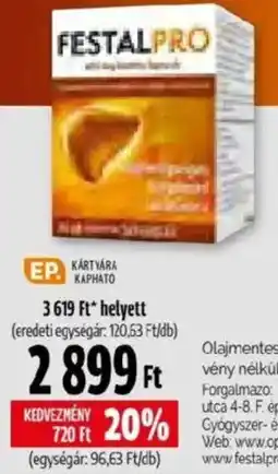 Pingvin Patika Festal pro ajánlat