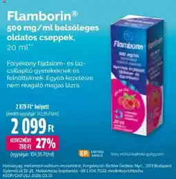 Pingvin Patika Flamborin ajánlat