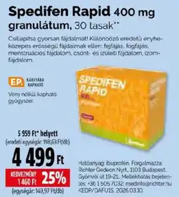 Pingvin Patika Spedifen rapid ajánlat