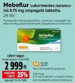 Pingvin Patika Meboflur szopogató tabletta ajánlat