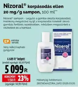 Pingvin Patika Nizoral korpásodás ellen ajánlat