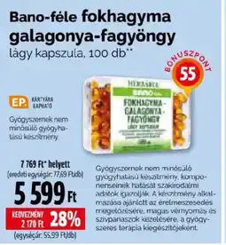 Pingvin Patika Bano-féle fokhagyma galagonya-fagyöngy ajánlat
