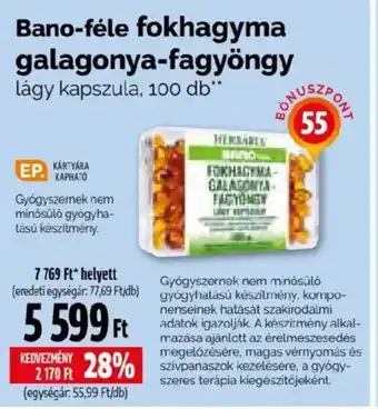 Bano-féle fokhagyma galagonya-fagyöngy