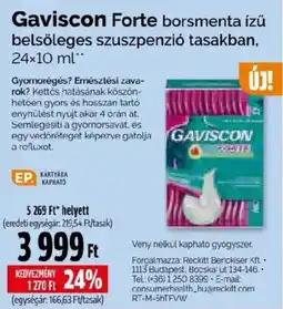 Pingvin Patika Gaviscon forte ajánlat