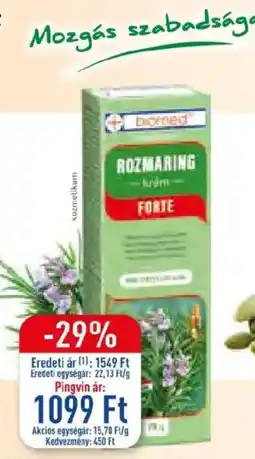 Pingvin Patika biomed rozmaring ajánlat