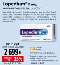 Pingvin Patika Lopedium ajánlat
