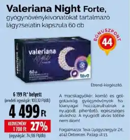 Pingvin Patika Valeriana Night Forte ajánlat