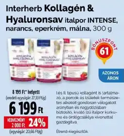 Pingvin Patika Interherb Kollagén & Hyaluronsav italpor ajánlat