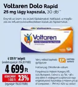 Pingvin Patika Voltaren Dolo Rapid ajánlat