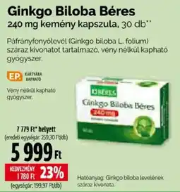 Pingvin Patika Ginkgo Biloba Béres ajánlat