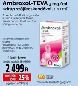 Pingvin Patika Ambroxol-teva ajánlat