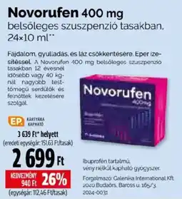 Pingvin Patika Novorufen ajánlat