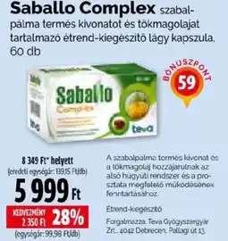 Pingvin Patika Saballo Complex ajánlat