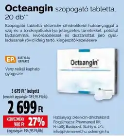 Pingvin Patika Octeangin szopogató tabletta ajánlat
