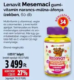 Pingvin Patika Lenavit Mesemaci gumi-vitamin ajánlat