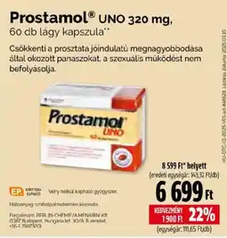 Pingvin Patika Prostamol Uno 320 mg ajánlat