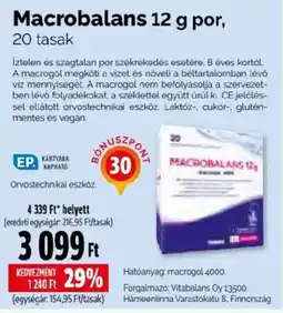 Pingvin Patika Macrobalans ajánlat