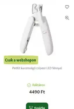 Fressnapf PetKit karomvágó csipesz ajánlat