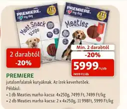 Fressnapf Premiere meat snack strips ajánlat