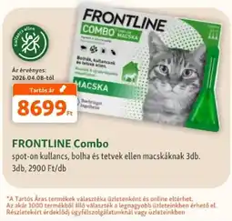 Fressnapf frontline combo ajánlat