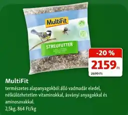 Fressnapf MultiFit vadmadár eledel ajánlat