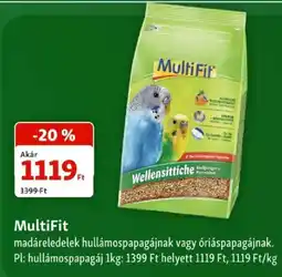 Fressnapf MultiFit madáreledel ajánlat
