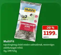 Fressnapf MultiFit napraforgómag eledel ajánlat