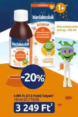 Benu Gyógyszertárak Marslakócskák szirup ajánlat