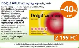 Benu Gyógyszertárak Dolgit akut ajánlat