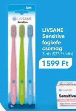 Benu Gyógyszertárak Livsane sensitive fogkefe ajánlat
