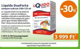 Benu Gyógyszertárak Liquido duo forte ajánlat